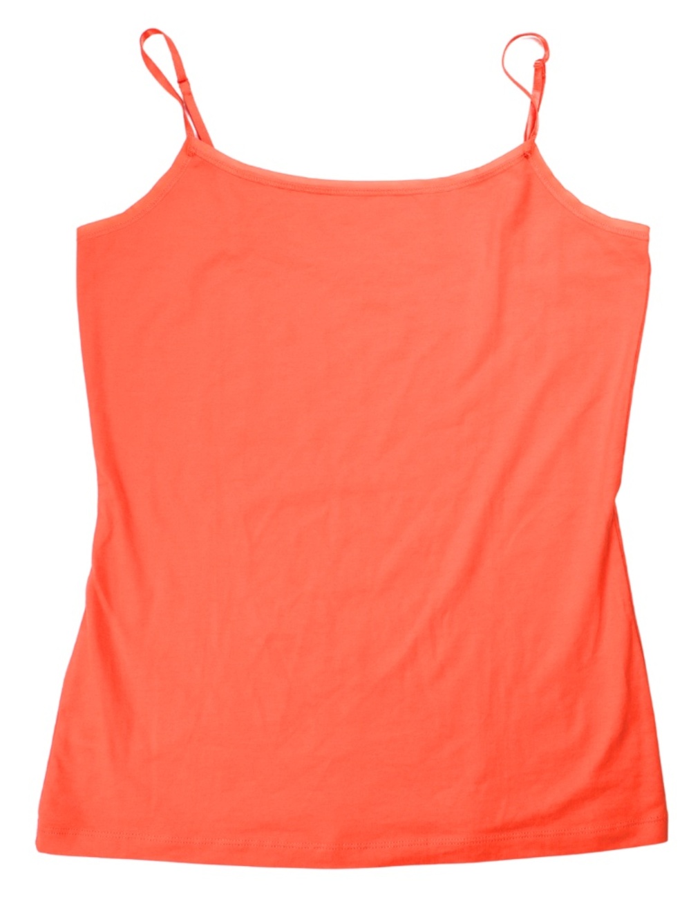 Ann Taylor Orange Adjustable Strap Cami Tank Top Size S
